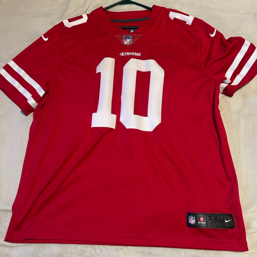 NFL Red Dri-Fit Jersey XXL